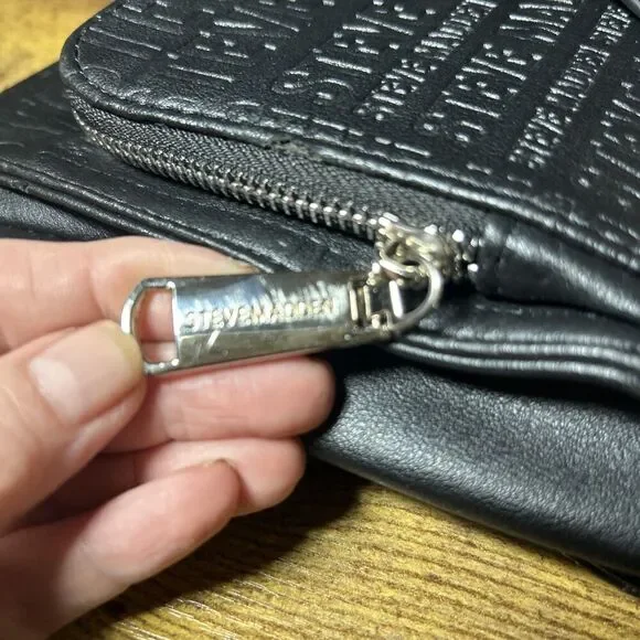 Steve Madden Black Faux Leather Crossbody Bag Purse Handbag Pocketbook W/Chain - Picture 14 of 14